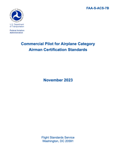 FAA Airman Certification Standards for Commercial Pilot - FAA-S-ACS-7B